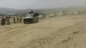 وقفة إحتجاجية بمحافظة عمران تحت شعار أمريكا ترفض الحل السلمي في اليمن 3